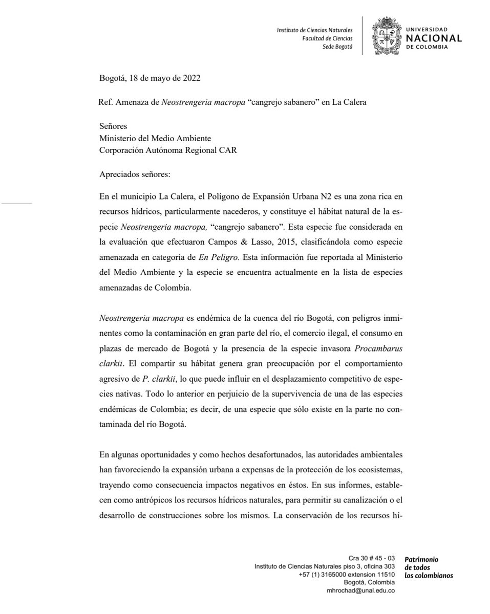RuraliaUrbana's tweet photo. @CAR_Cundi es inaudito se permita el #ECOCIDIO que el desarrollo constructivo de @ArqyConcreto causará al #HábitatdelCangrejoSabaneroenLaCalera:🦀 #QuebradaInnominada ubicada en #Polígono2deExpansión otorgado por @LaCaleraOficial 
¿👁️ Determinante$ ?🧐😡👇🏻
https://t.co/Q2eTgicBtG https://t.co/q5zPht8FzB