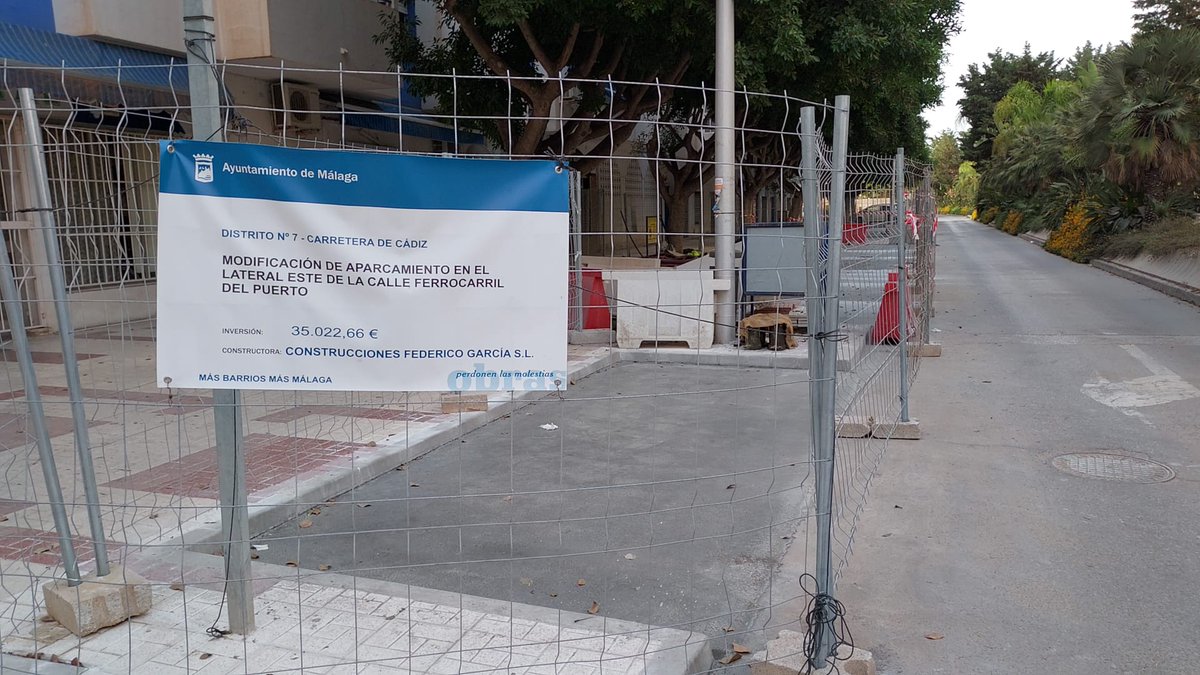 Luis_Verde's tweet photo. Entra en la última fase la adecuación de estacionamientos en #FerrocarrilDelPuerto #ParqueAyala 
La semana que viene comienzan las adecuaciones de los vados.
#CarreteraDeCádizNoPara @juancgiardin https://t.co/5Ven1RGwjp
