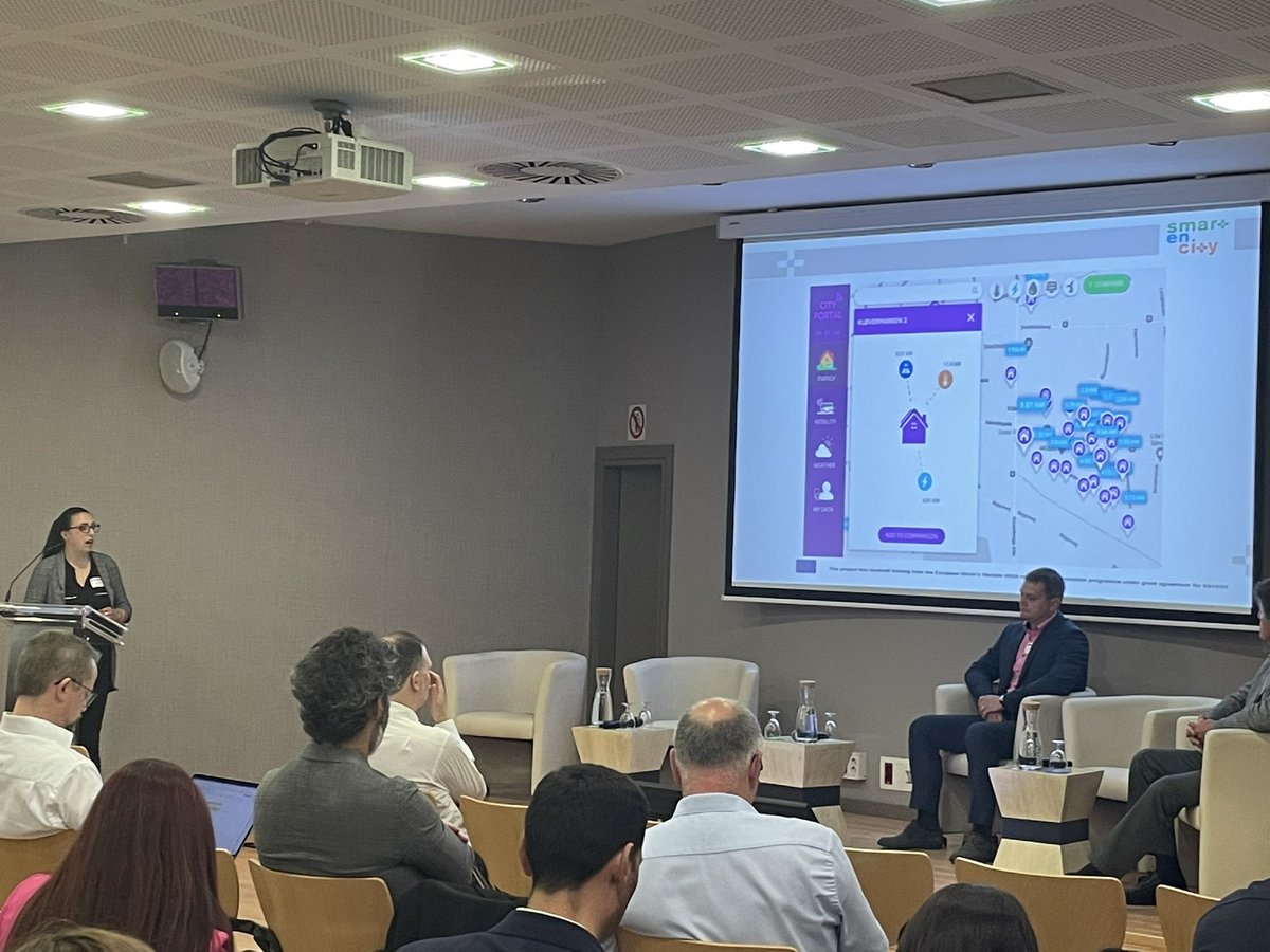 Now at #SmartEncity Final conference, it’s all about smart solutions on energy efficiency, mobility and ICT. An afternoon is almost not enough to present just the highlights of #SmartEnCity project… have a look here smartencity.eu/outcomes/