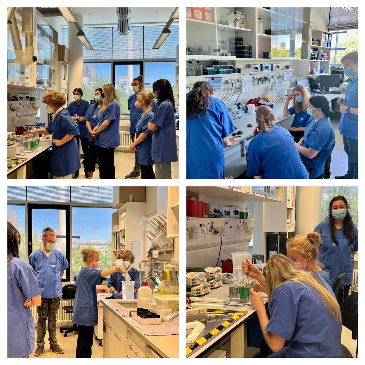 It was great having tomorrow scientists in the lab for a day! #labtour #pupilslab #nextgeneration #kinzigschuleschlüchtern #bioLK