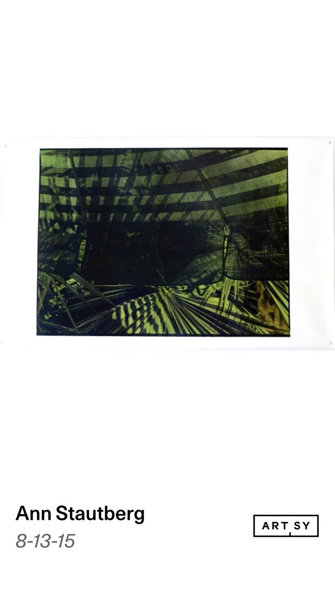 8-13-15 by Ann Stautberg on Artsy
artsy.net/artwork/ann-st…