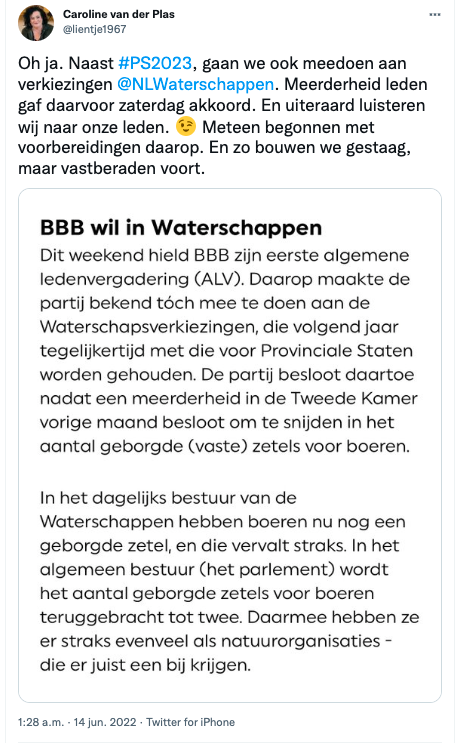 AWP_NL's tweet photo. Willen de echte boeren nu opstaan? BBB of de #geborgde #boerenzetels? AWP is voor democratische verkiezing van de boerenzetels.
@WFactueel @vakbladh2o https://t.co/7MzEm5Ozr9