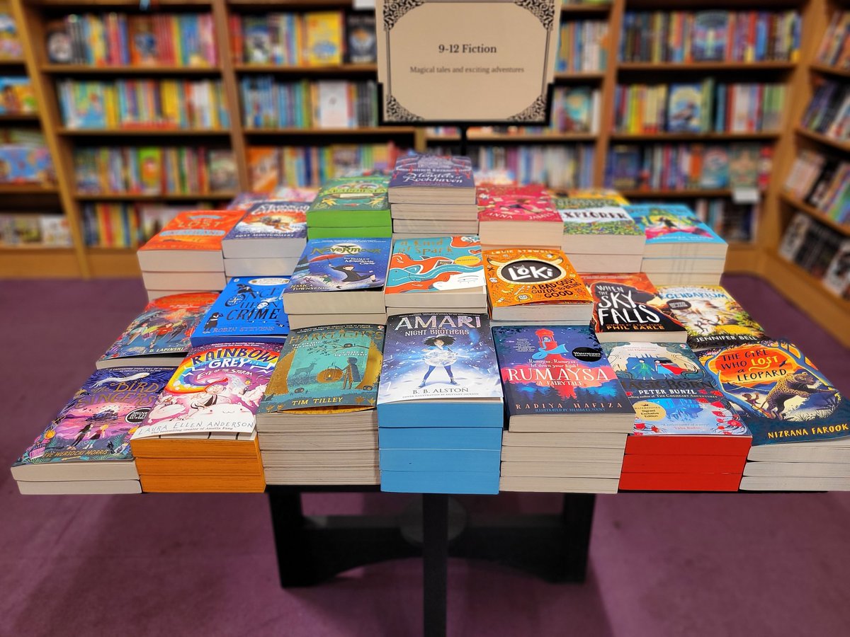 Check out some of our favourite 9-12 years fiction books, such as Amari and the Night Brothers, The Monsters of Rookhaven and When The Sky Falls. Great for Summer reading!