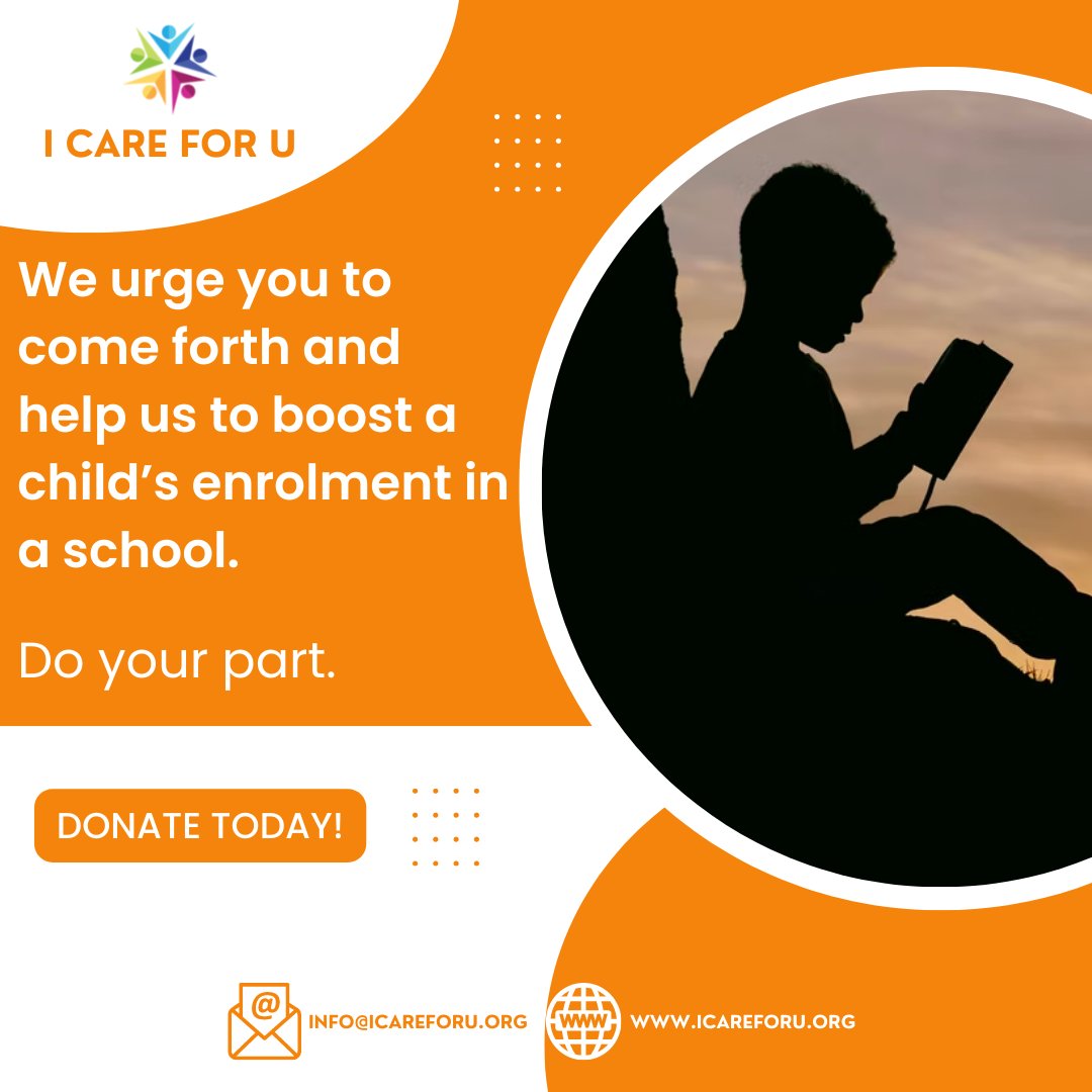 ICareForUorg's tweet photo. Education is a great equalizer and helps in preventing child labor exploitation.

Make a difference in a child’s life.
Join hands with https://t.co/AwYtubn3pz.

Donate today -> https://t.co/tv3fgiEYnc

#donate #donateforacause #donatefororphans #helporphans #orphancare #icareforu https://t.co/vQZyOnSIo4