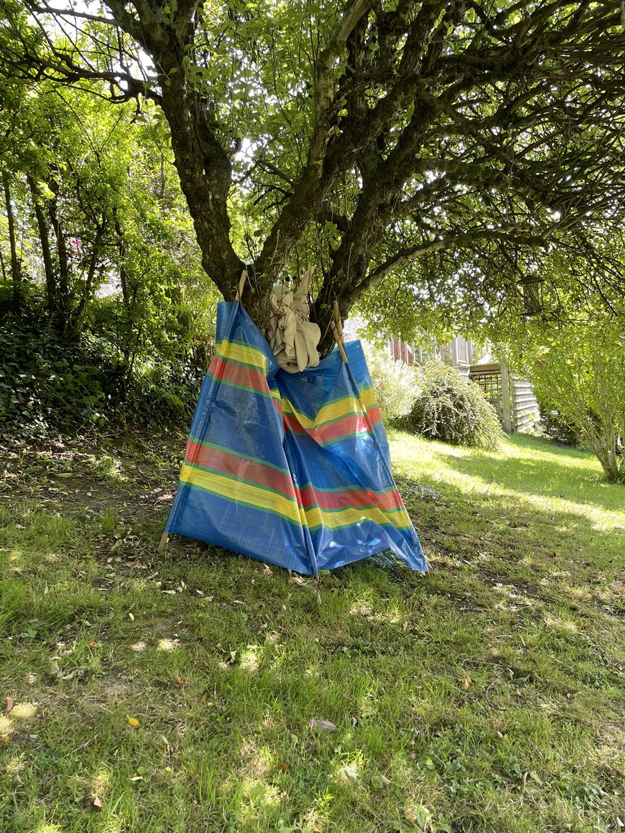 caroline_cbaker's tweet photo. @BBCSpringwatch @ChrisGPackham My emergency barrier to stop cats getting to a nest - probably not the best so do you have any better ideas I could replace it with ? 🐈‍⬛🪺 #Springwatch https://t.co/8HquI5FmLz