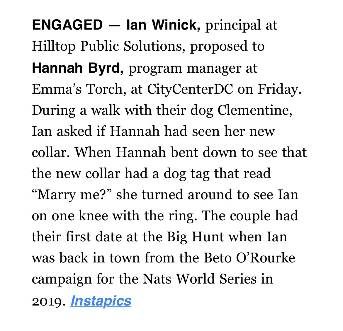 ianwinick's tweet photo. Well, this is the most DC thing that’s ever happened to me and @hannahdotbyrd, so…

*LeBron James voice* 

I’ll be taking my talents to Cafe Milano https://t.co/1I3hctuybq