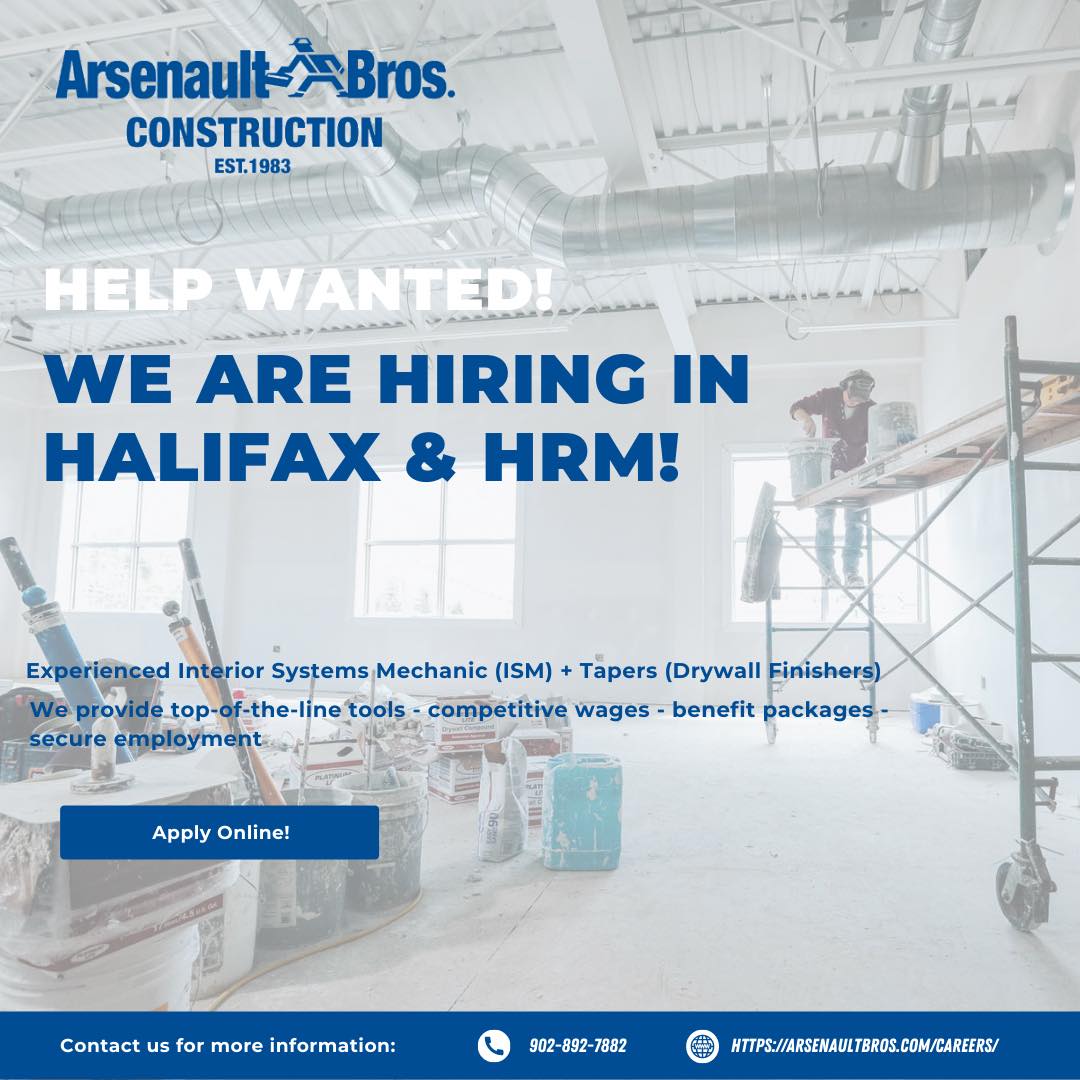 Arsenault Bros Construction is HIRING in Halifax and surrounding areas! 

Apply online today at arsenaultbros.com/careers/