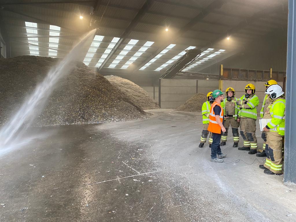 Last night we carried out a training exercise with <a href="/LincsFireRescue/">Lincolnshire Fire and Rescue</a> at our Barkston site, involving 6 engines &amp; a rescue tender. These sessions provide valuable experience &amp; knowledge for the Emergency Services &amp; our own Emergency Response Teams, thank you to everyone involved.