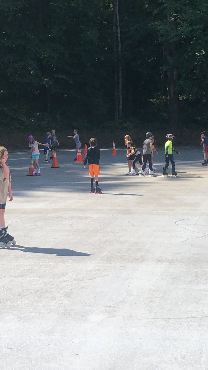 Roller skating <a href="/ProctorSchool/">Christy Coloutti</a> What a great place for the community.#Community