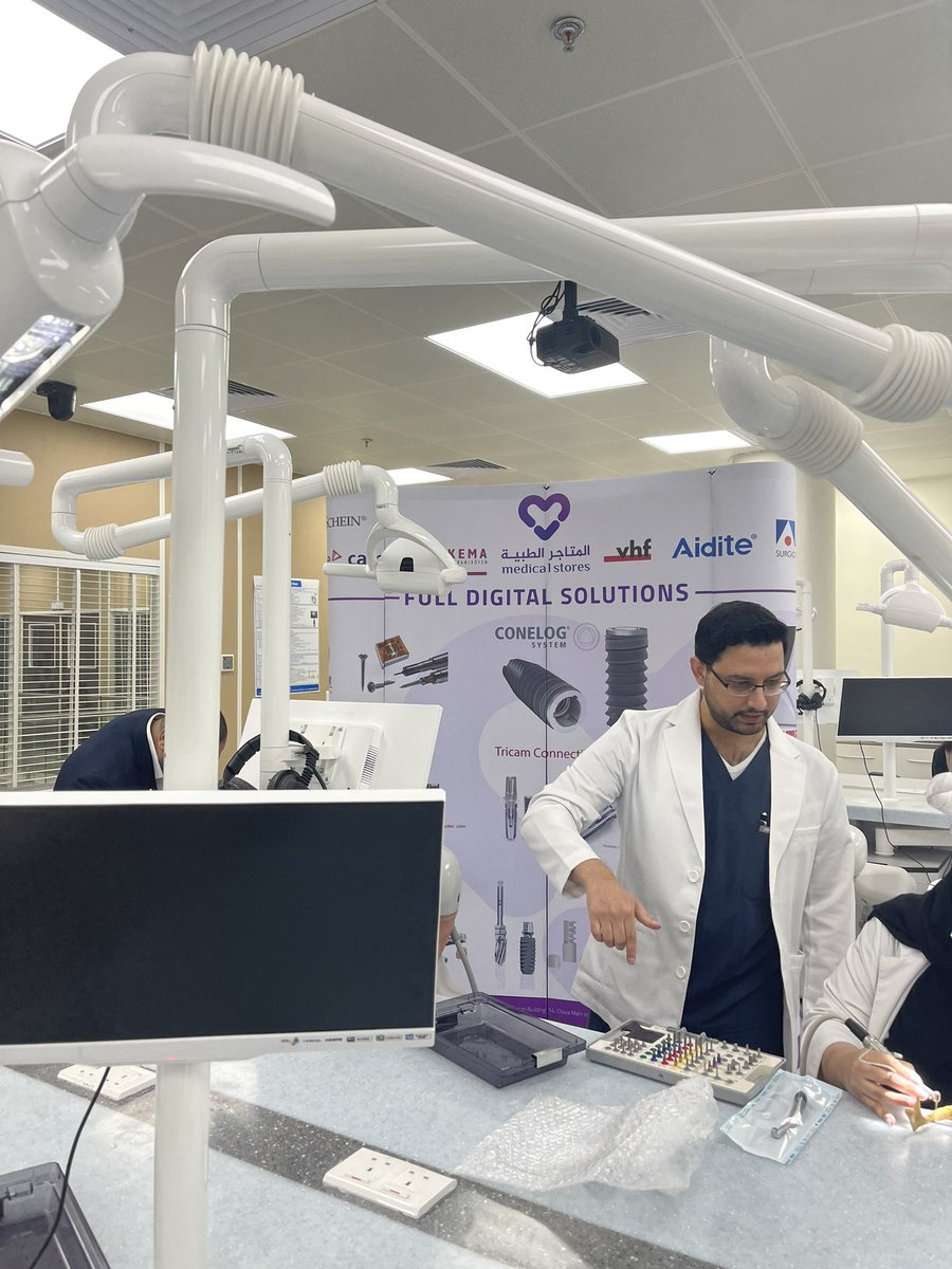Thank you #Camlog #henryschein for the successful Workshop <a href="/dau_university/">جامعة دار العلوم</a> 🦷💜