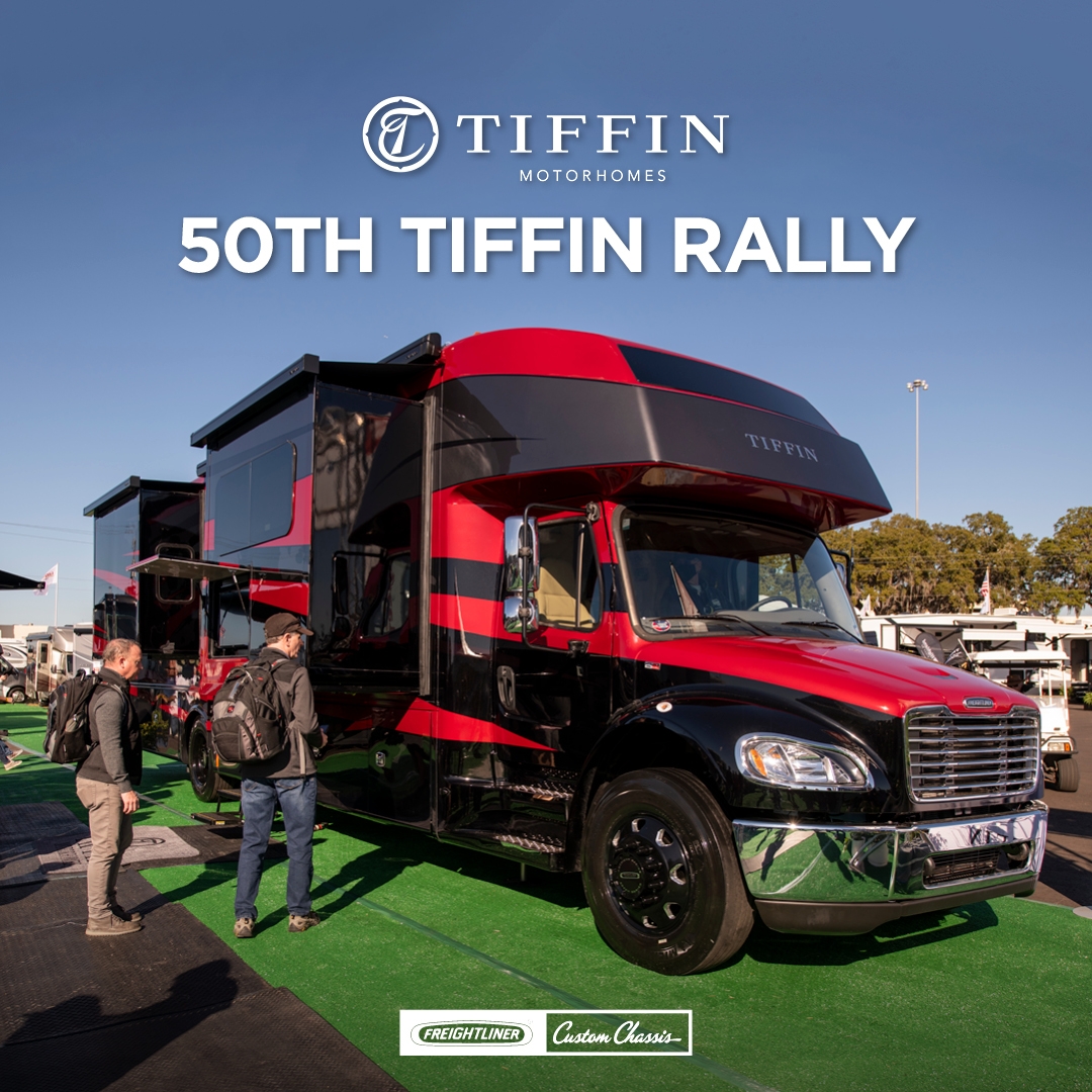 Today kicks off the first full day of the 50th Tiffin Rally in Rock Springs, WY! Are any of you attending? 🙋