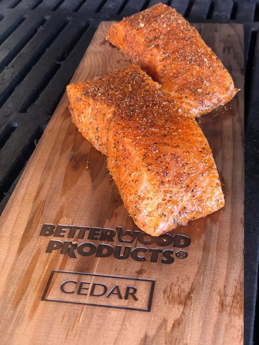 BetterWoodP's tweet photo. Salmon anyone? 🐟 🔥Bonus points if you caught it yourself! (Trout is also great) https://t.co/CK2pIKuo6o