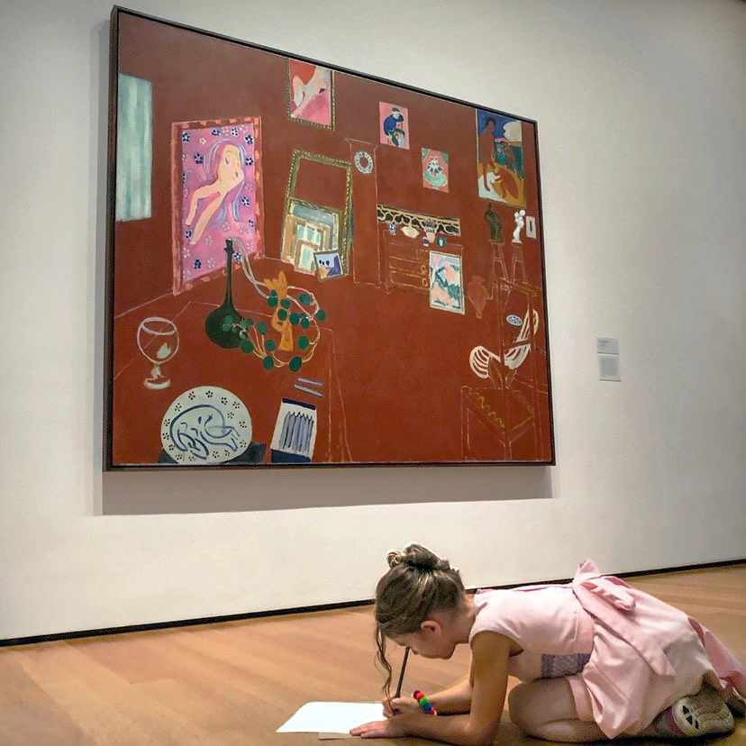 MuseumModernArt's tweet photo. Get creative with #TheRedStudio! 

After exploring “Matisse: The Red Studio” step into a creative space within the exhibition to draw, write, and reflect on the spaces and colors that inspire you.

Learn more → https://t.co/2bCfLNA8aU https://t.co/GBcjD6Laew