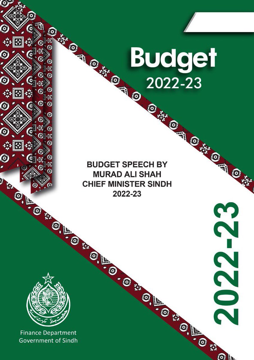 AamirNTalpur's tweet photo. #ServiceAtFirst! Continuing the legacy of taking lead in serving people at first #SindhGovt takes lead again by presenting #PeoplesBudget FY 22/23.
15% Increase in Salaries, 5% in Pension, Health Allowance for Govt Emp & 326 Bil for Education & 200 Bil for Health.
@BakhtawarBZ https://t.co/Elig2nNe8K
