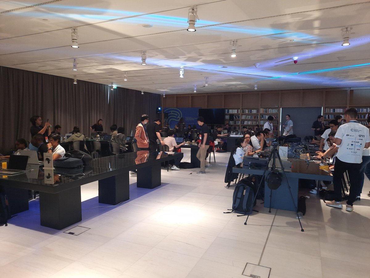 EnricoCalandro's tweet photo. I'm excited for @Cyber4Dev to support the participation of 10 students from Chile, Malawi, Mauritius, Botswana, and Vietnam to take part in the first ever International Cybersecurity Competition organised by @enisa_eu. 
Good luck!
#ICC2022 #CCB #cybercapacity https://t.co/XCuPJCXf2S