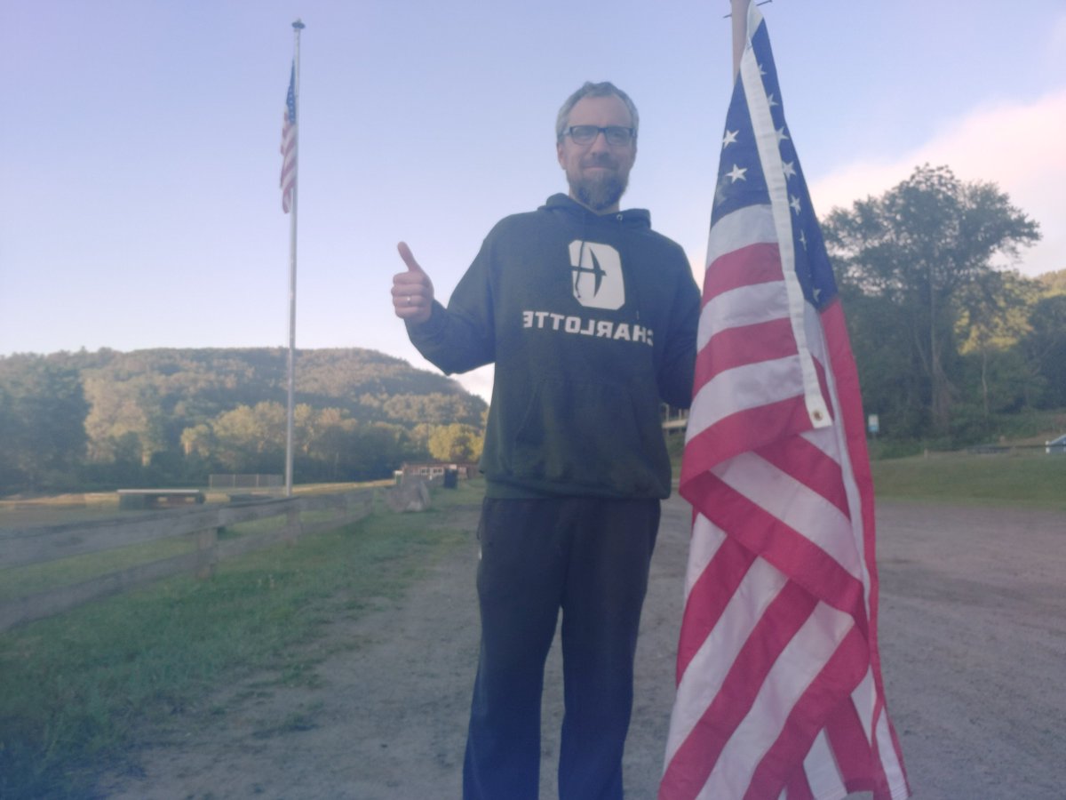 By myself this morning. Not as easy for sure. Hard to do the thing you've committed to when no one is watching. Let's be the kind of men who take what we learn together and live it out when we're alone. #Integrity