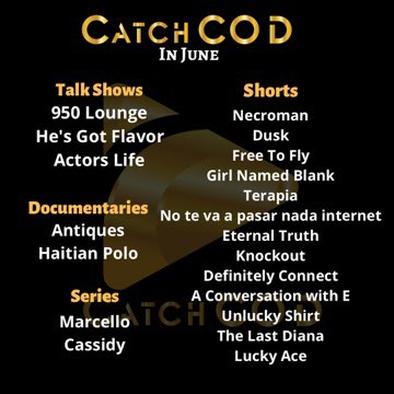 Catch Content On Demand tweet media