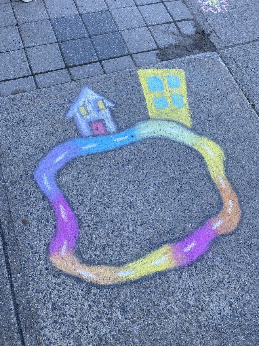 ms_ksousa's tweet photo. Beautiful sunny morning with 8-08, decorating our SMT sidewalks for #PrideMonth2022 #ocsbPride 🏳️‍🌈🏳️‍⚧️ https://t.co/gih6JfuJTo