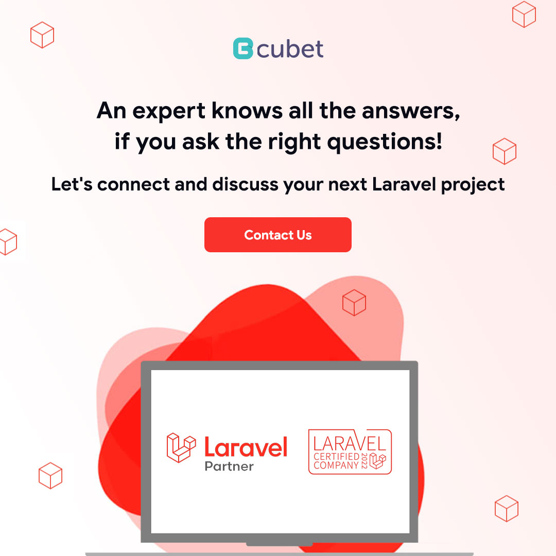 CubetTech's tweet image. Engaging an expert offers your project a boost and allows you to solve issues that could have otherwise gone unnoticed. We are Laravel Certified and have extensive experience with Laravel for a variety of implementations.
bit.ly/3yBcAO3
#laravelappdevelopment #cubet