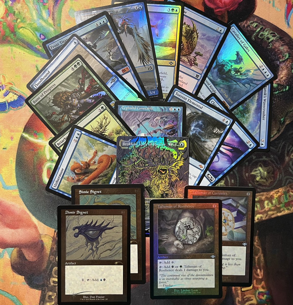 PonderingMages's tweet photo. Time to brew some sultai elementals! 
#MTG #EDH #Commander https://t.co/JgPf3B0peE