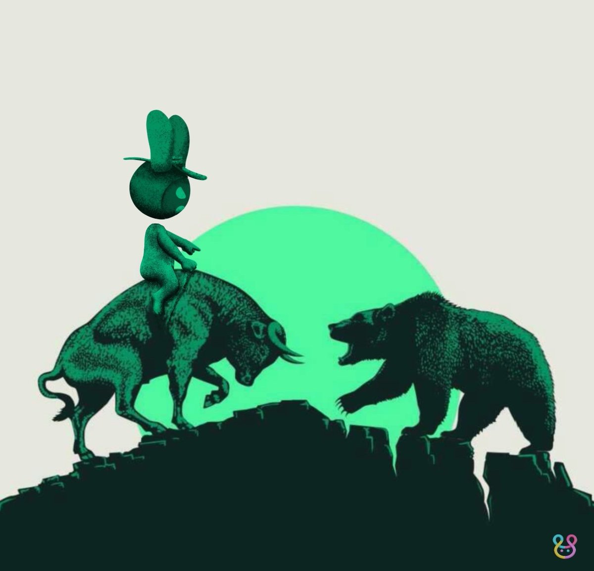 TheUnaaki's tweet photo. While the #Bear tames the #Bull everywhere...
#Uno has a different take! Keep the head high ... Low cycles are natural as the world &amp; #Cryptos is under attack.
#Humans will rise...with #Unaaki like always!! 🚀🔥

#nfthigh #nftforever #nftlives https://t.co/mlt3c0FWJX