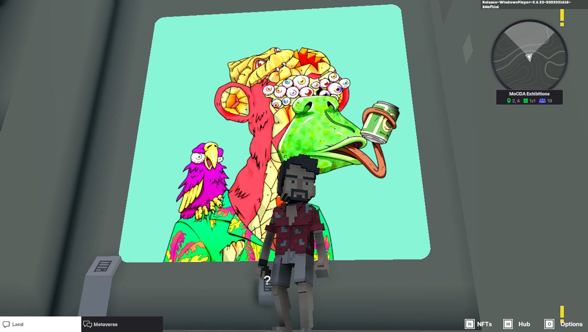 cryptowrn's tweet photo. @TheSandboxGame @MOCDA_ I just participated in the #TheSandbox weekly contest for a chance to win 200 mSAND! Here is my favorite piece from the exhibition, check out my screenshot below!
👇 https://t.co/c8VYauMM3d