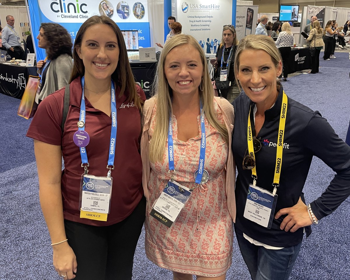 peerfit's tweet image. We are loving #SHRM22 and getting the chance to say hi to so many of our amazing clients! Thanks for stopping by Lap of Love ❤️🐾 #CauseTheEffect