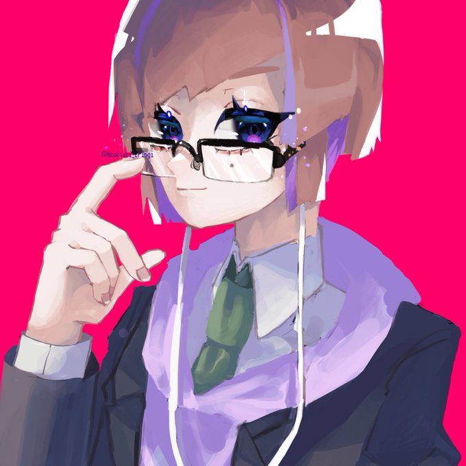 眼鏡男のtwitterイラスト検索結果