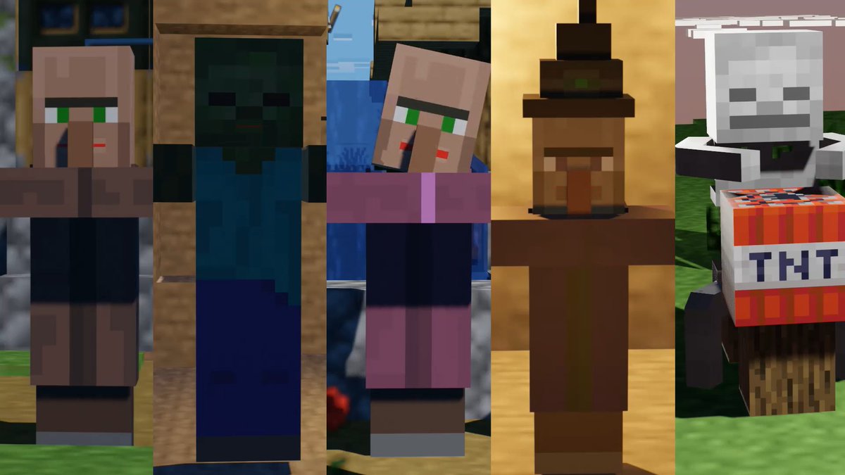 マイクラMOBにビッグブリッヂの死闘を歌わせてみました。youtu.be/jd8TkSA7Wzc