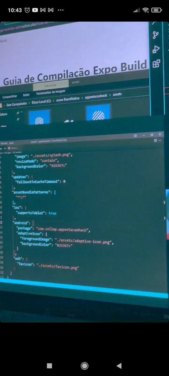 ccadcode's tweet image. Last week I finished my first Mobile App Development bootcamp, course from @EstacaoHack @CELLEP 
this was my first programming experience 

#reactnative #javascript