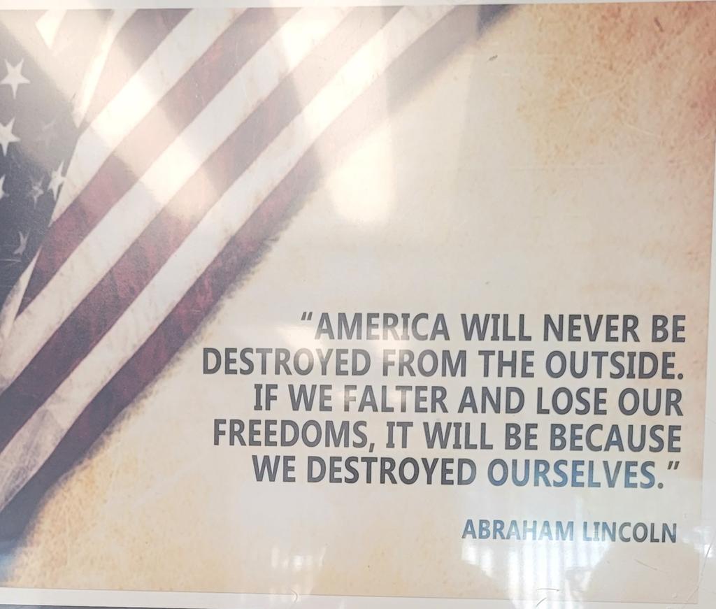 coachjdcdhs's tweet photo. Abraham Lincoln was a clear minded prophet. I just don't understand. https://t.co/PkbgBkaCsr