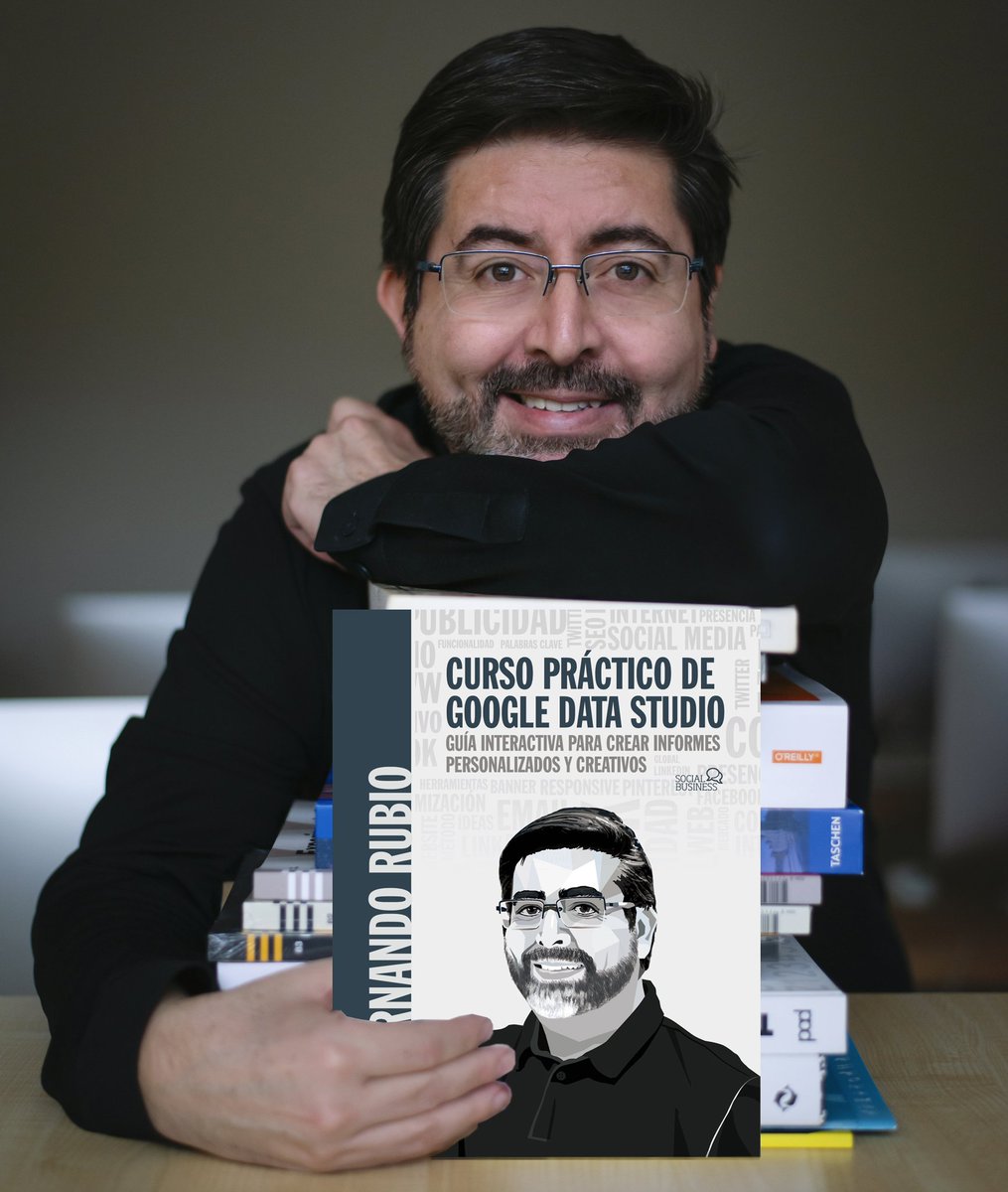 FerRubioA's tweet photo. 🚩He publicado con la editorial 
@AnayaMultimedia el libro: "Curso Práctico de Google Data Studio".

Es una guía interactiva con plantillas y videotutoriales para crear fácilmente informes de todas las áreas de Marketing.

➤ https://t.co/CRKYWPmr33

#DataStudio
#LibroDataStudio https://t.co/eRA8U56JOO
