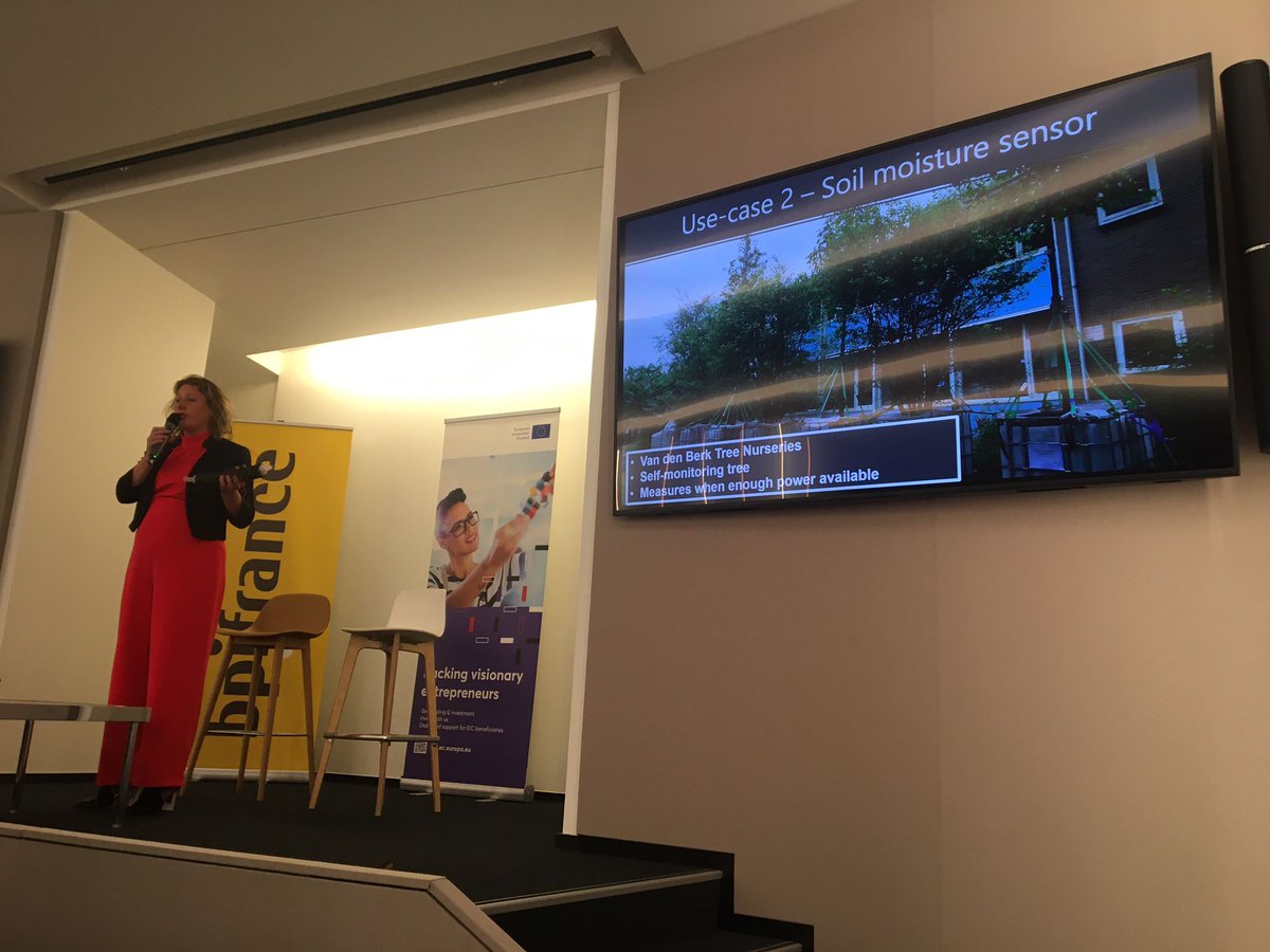 Just presented <a href="/Plant_e/">Plant-e</a> at the "Investing in the future of sustainability and tech" organised by #EUeic. Great event, good crowd!