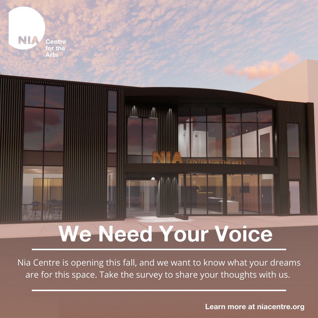 We are building Canada's first professional centre for Black arts. We want to know what you want from this space. Take our survey to share your thoughts with us. 

bit.ly/3MIbsLX
