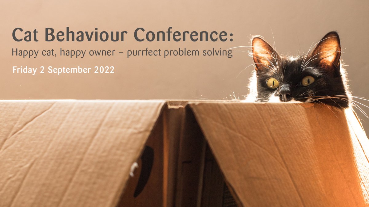 _raeforeman's tweet photo. 📢 Call for abstracts! 📢 @CatsProtection are hosting their annual Cat Behaviour Conference in September and are looking for researchers to contribute a 10 minute talk on any behaviour related problem. If you are interested please get in touch for more details! 🐈‍⬛🐈 https://t.co/1VRdQsjPq1