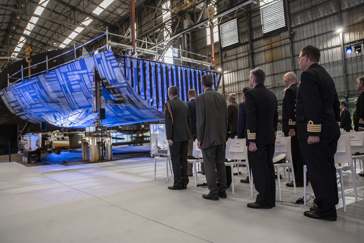 BelgiumNavRob's tweet photo. Naval Group has laid the keel for the 2nd of the 12 mine countermeasure platforms of the 🇳🇱🇧🇪 rMCM program, the HNLMS Vlissingen, intended for the @kon_marine. This programme was awarded in 2019 to Belgium Naval &amp; Robotics, the consortium formed by @navalgroup &amp; @ECA_Group. https://t.co/Ku0KicKy4f