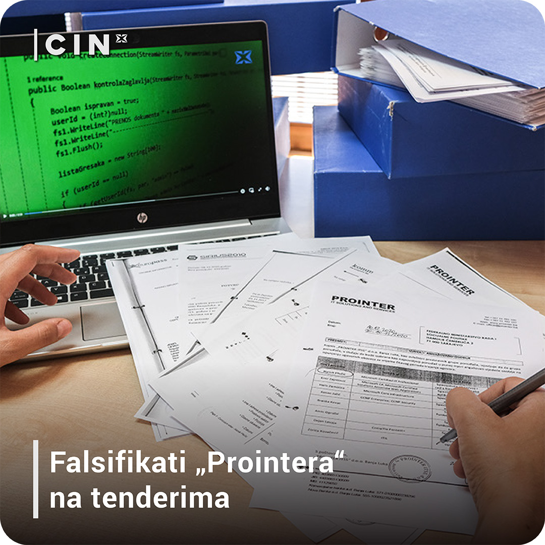 cinbih's tweet photo. „Prointer ITSS“ se na tendere za upravljanje sistemima, koji sadrže lične podatke gotovo milion građana FBiH, prijavila sa lažiranom dokumentacijom - https://t.co/JRmJ4Jbo3L
#CINformacija #istrazioCIN #javnenabavke #prointer #javninovac https://t.co/6XCG3y2gFQ
