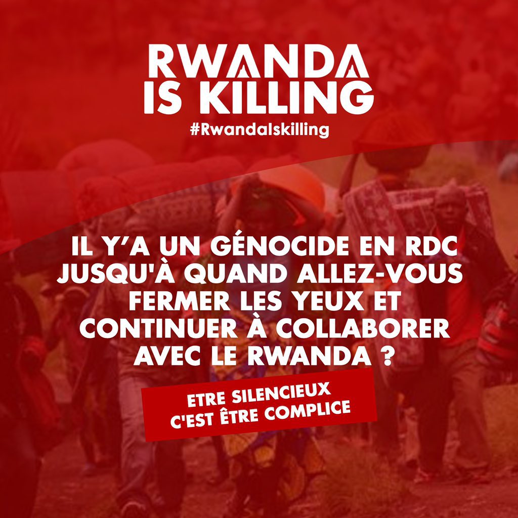 JKapitene's tweet photo. Faisons bouger la toile...n'oublions pas que nous avions obligé #RFI à retirer son twit...nous sommes capables d pousser ceux qui observent nos morts sans rien dire à agir comme ça c passe en Ukraine...levons-nous et faisons passer c message au monde entier #RwandaIsKiling https://t.co/PXnCF5BBOW