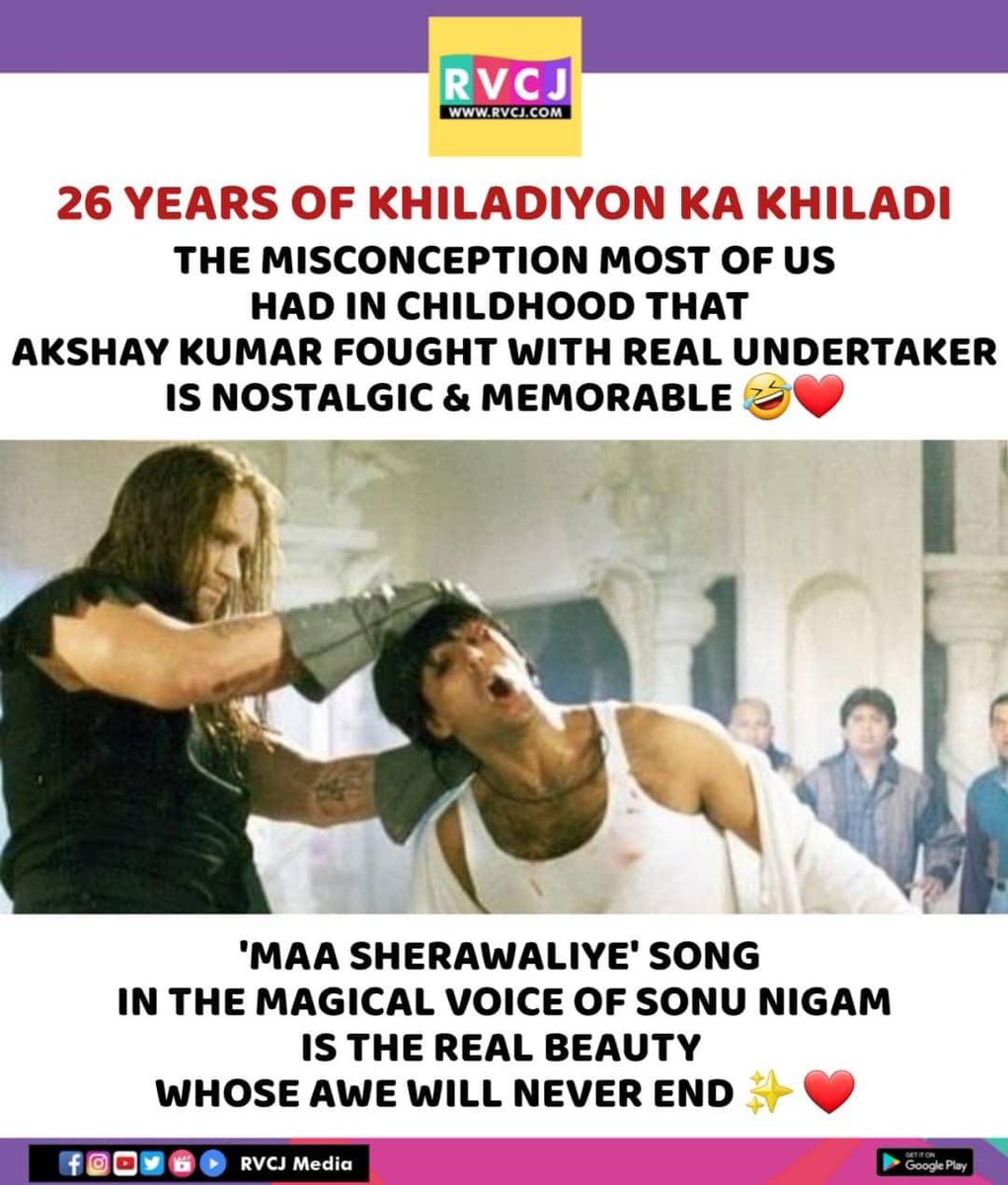 26 Years of Khiladiyon Ka Khiladi!
#khiladiyonkakhiladi #akshaykumar #bollywood #rvcjmovies