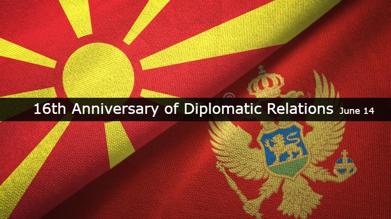 Today marks 16 years of establishing diplomatic relations between North Macedonia and Montenegro. Delighted to confirm our close and friendly relations and intensive cooperation. May we celebrate many more years of excellent relations! 🇲🇰 🤝 🇲🇪 <a href="/MFA_MNE/">MFA Montenegro</a> <a href="/M_Dj_Petrovic/">Marija Petrović</a>