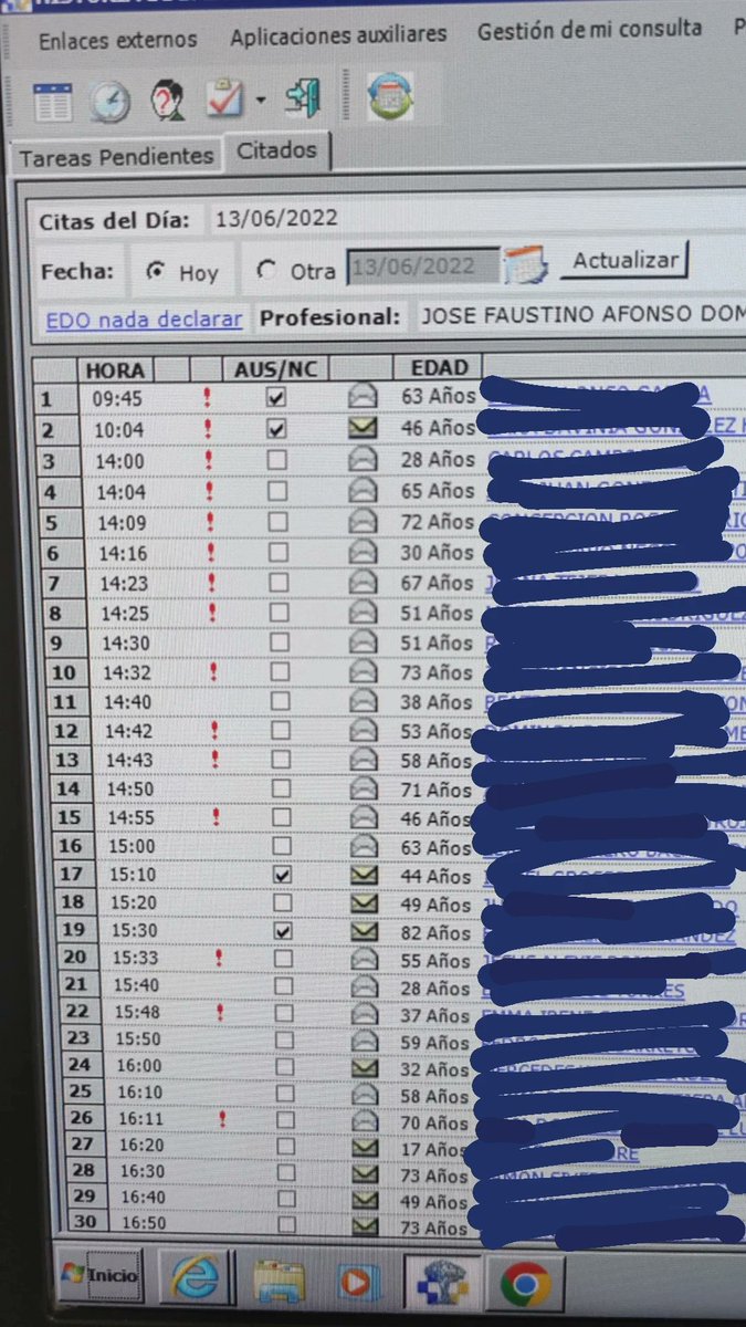 Esto pasa cuando las listas de espera son demasiado largas.

¿Lo fácil? Echarle la culpa al paciente por venir fuera de hora y no esperar 2 SEMANAS para ser atendido.