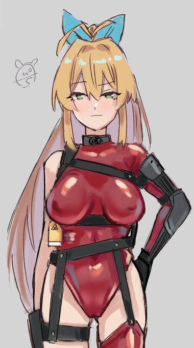 ログボ350 (コッショリ)ぴっちりスーツハーネス武装、弦巻マキ 