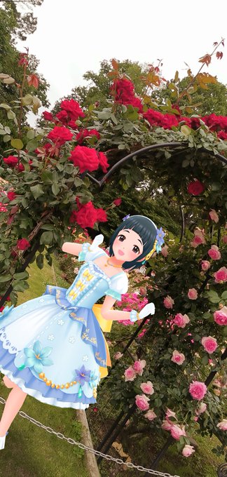 バラ園のtwitterイラスト検索結果