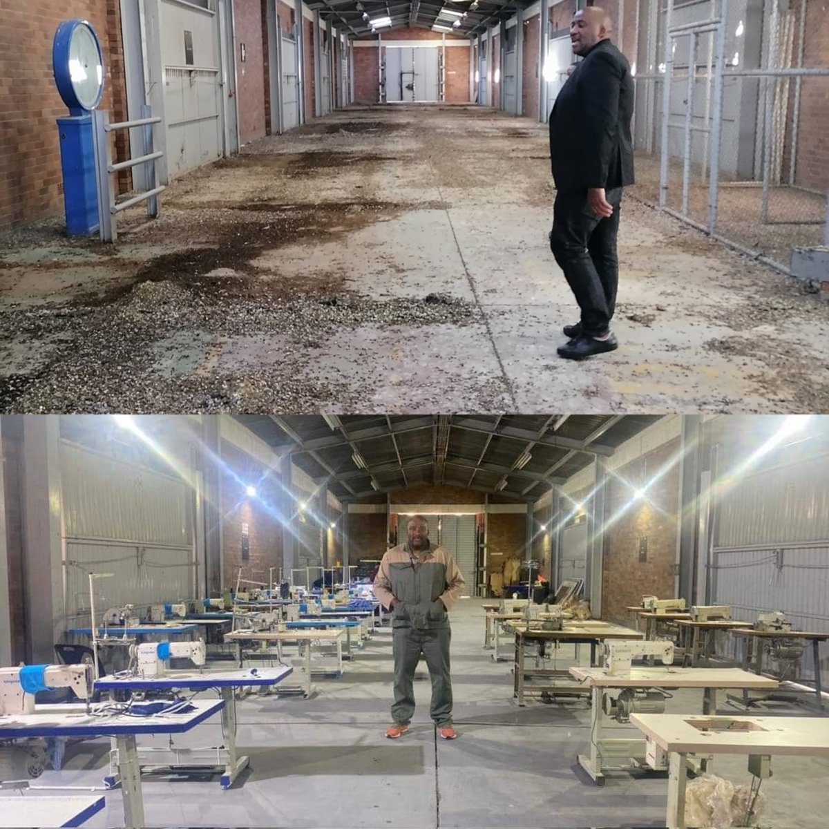This factory will supply PPE to Municipal workers for the first time in 2 years. It's also the first factory that will only employ women between the ages of 50 and 65. This is the benefit of giving <a href="/GaytonMcK/">Gayton McKenzie</a> political power. #100days #PAVision2024
