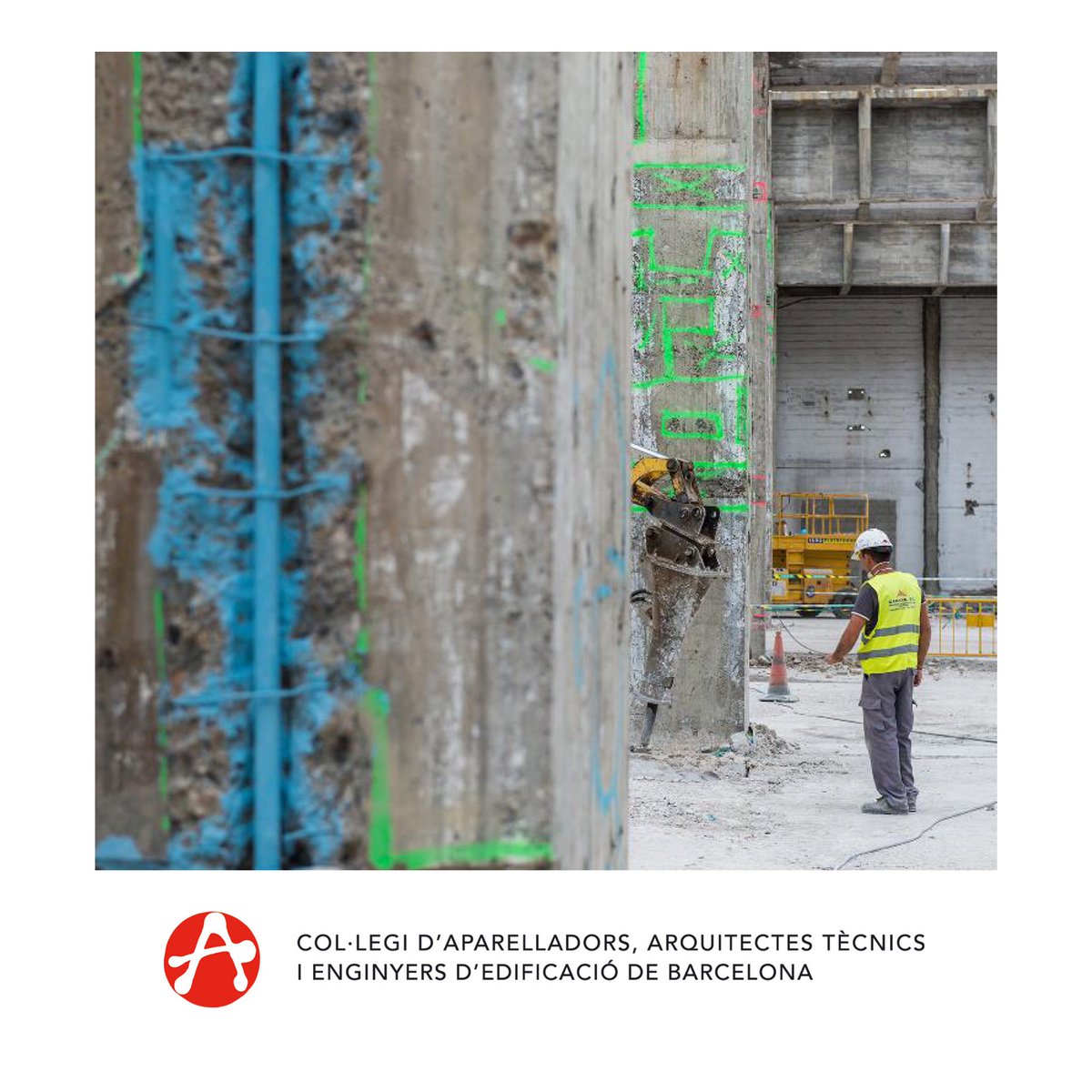 MapeiSpain's tweet photo. 🔵 Regístrate a la jornada "Nuevo Código Estructural: reparación y mantenimiento de estructuras" 👉 https://t.co/qpvHbepkJE organizada entre el Col·legi d'Aparelladors, Arquitectes Tècnics i Enginyers d'Edificació de Barcelona - #CAATEEB y #Mapei https://t.co/P3LjACvsii