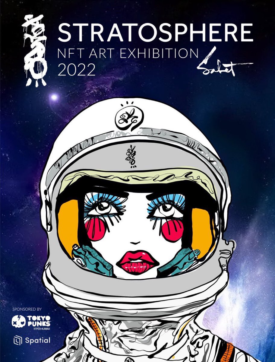 atefehsadr's tweet image. YESSS I will be part of the largest and premier #NFT art show in the world! 
😱🔥🔥🔥🔥
STRATOSPHERE 2022 by @sabet - sponsored by @spatialxr x @tokyopunksnft 

Link to my gallery in comment 🔻