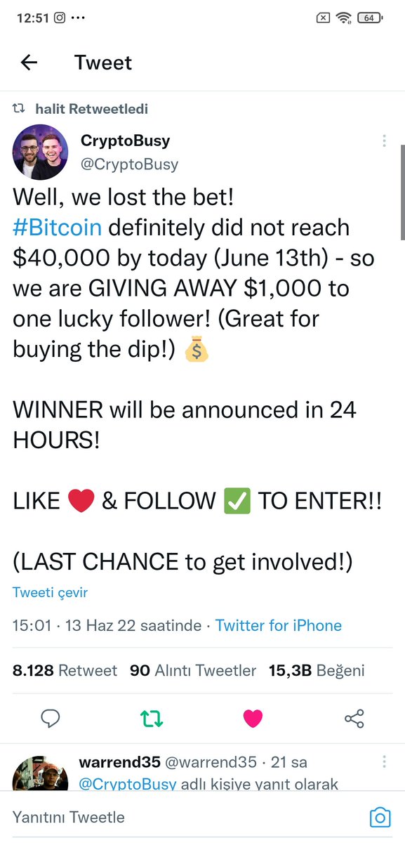 barbiepiril's tweet photo. @CryptoBusy @halitonline_ Done https://t.co/rN9jvQDYkQ