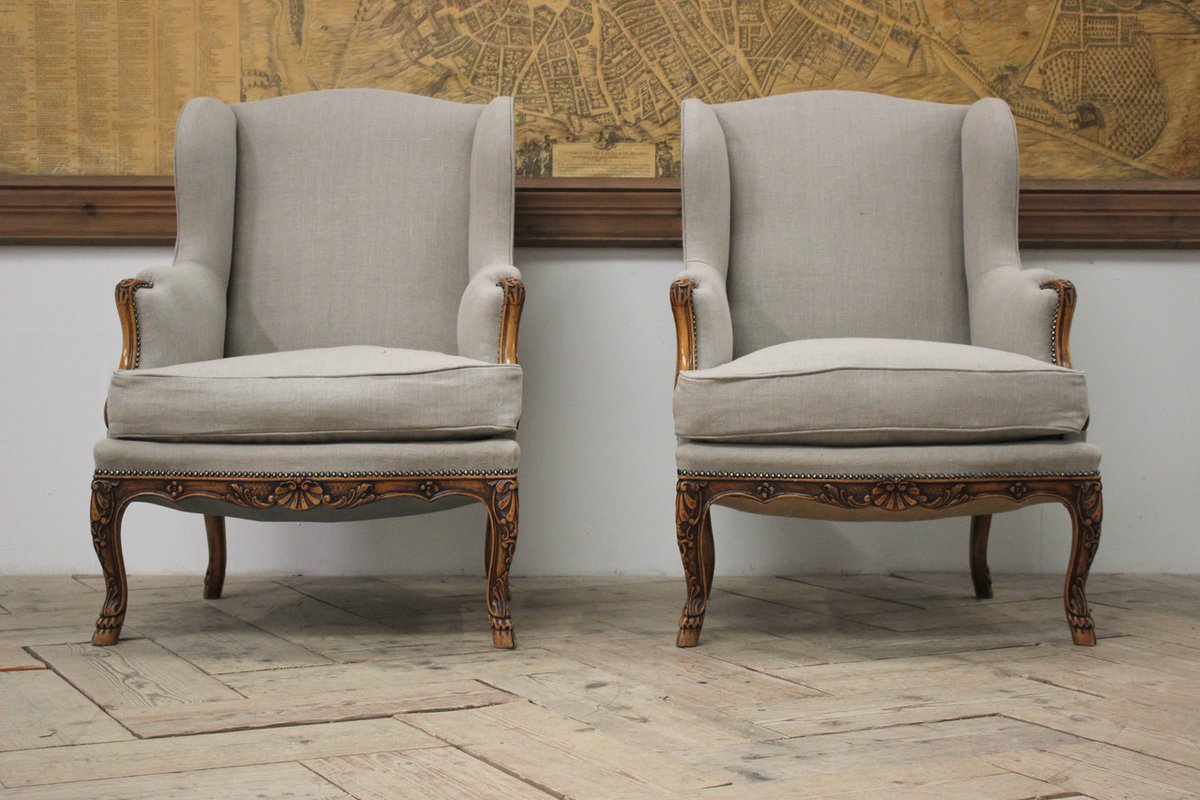 BrownriggUK's tweet photo. A good pair of late 19th century French wingback armchairs in walnut.
https://t.co/igDmxBF4hs
#armchairs #antiquearmchairs #pairofarmchair #wingbackchairs #walnutfurniture #antique #furniture #interiorstyling https://t.co/KRQgCcQhKd