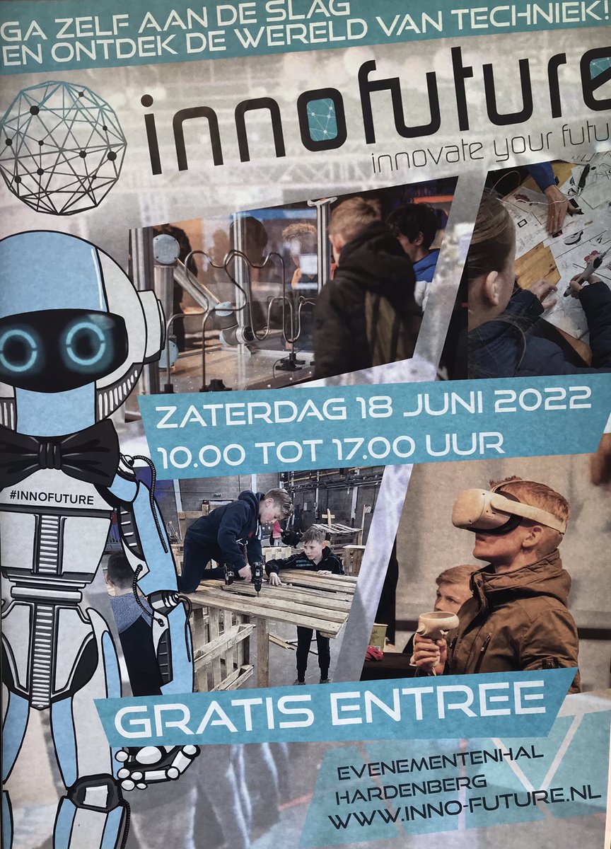 BruninkGroep's tweet photo. Zit jij liever de rest van je leven achter een bureau of ben je liever creatief? Kom naar de #innofuture beurs in #hardenberg en ga zelf #lassen #lasersnijden #elektrotechniek ervaren! #kiestechniek Een supertoffe beurs voor ouders en #kids https://t.co/4SrCKYGAqw @EasyfairsNL https://t.co/QaO0KJfEb3