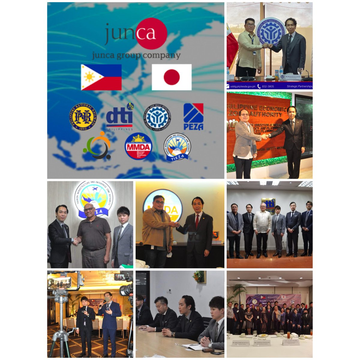 JCC78549683's tweet photo. 【Notice】junca Holdings CEO Dr. Nagatome met with various Philippine government ministries and agencies to share the development of the project

・ 2022,5/31
Meeting with TESDA
https://t.co/wFKj8vg3Vr
+ https://t.co/suvyGVuK56